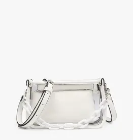 Jessica Clear Crossbody - White