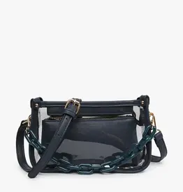 Jessica Clear Crossbody - Navy