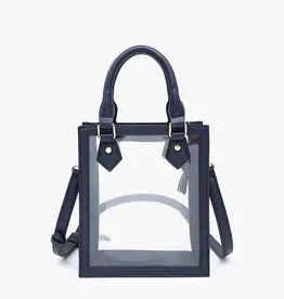 Elise Clear Crossbody - Navy
