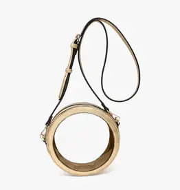 Lilibet Clear Circular Crossbody - Gold