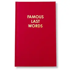 Famous Last Words Journal