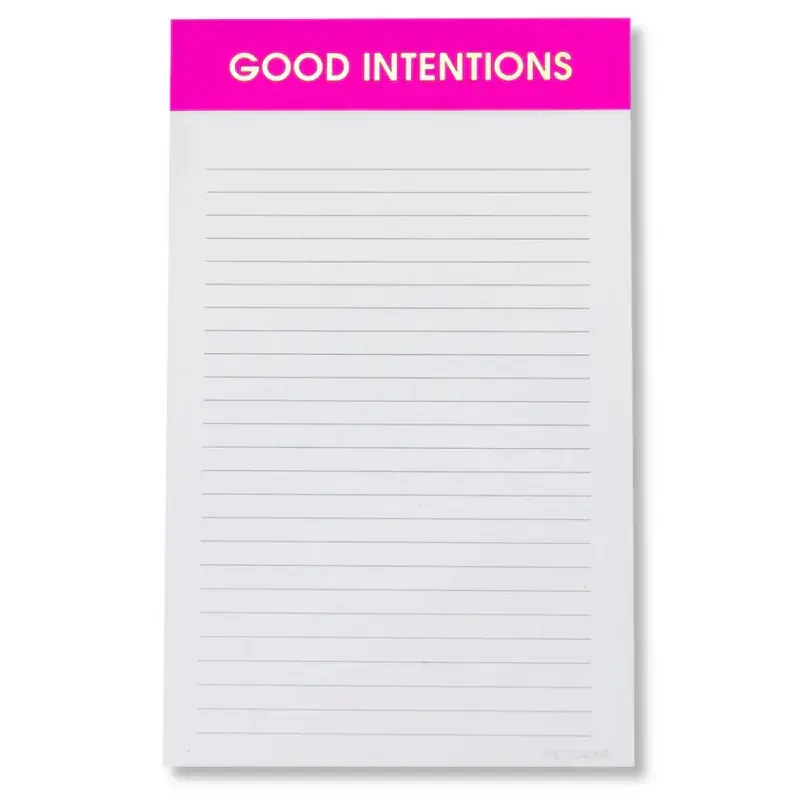 Good Intentions Notepad