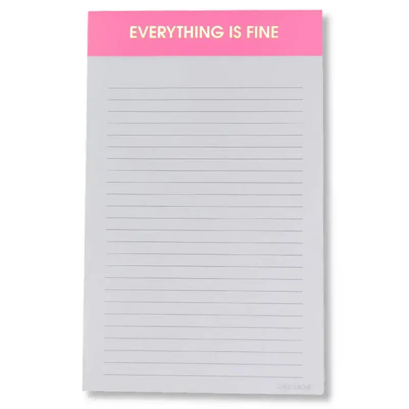 Everything is Fine Notepad