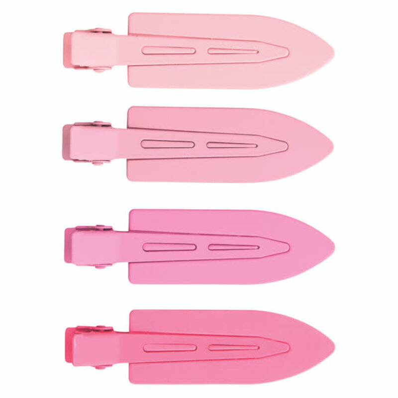Crease Free Hair Clips - Ombre Pink