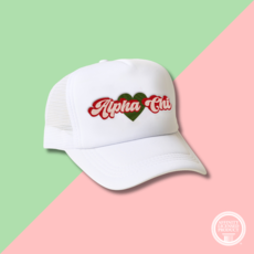 The Darling Effect AXO White Trucker Hat