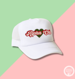 The Darling Effect AXO White Trucker Hat