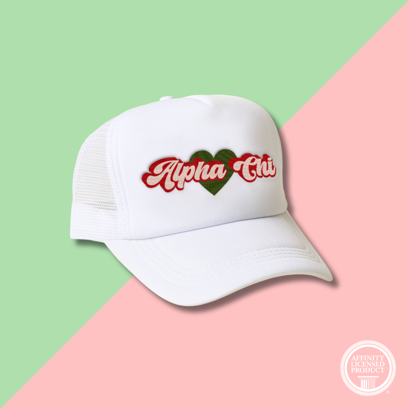 The Darling Effect AXO White Trucker Hat