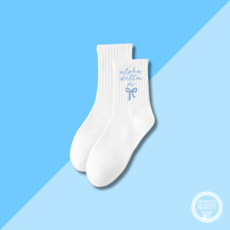 The Darling Effect ADPI Embroidered Crew Socks