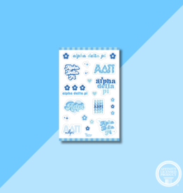 The Darling Effect ADPI Sorority Sticker Sheet
