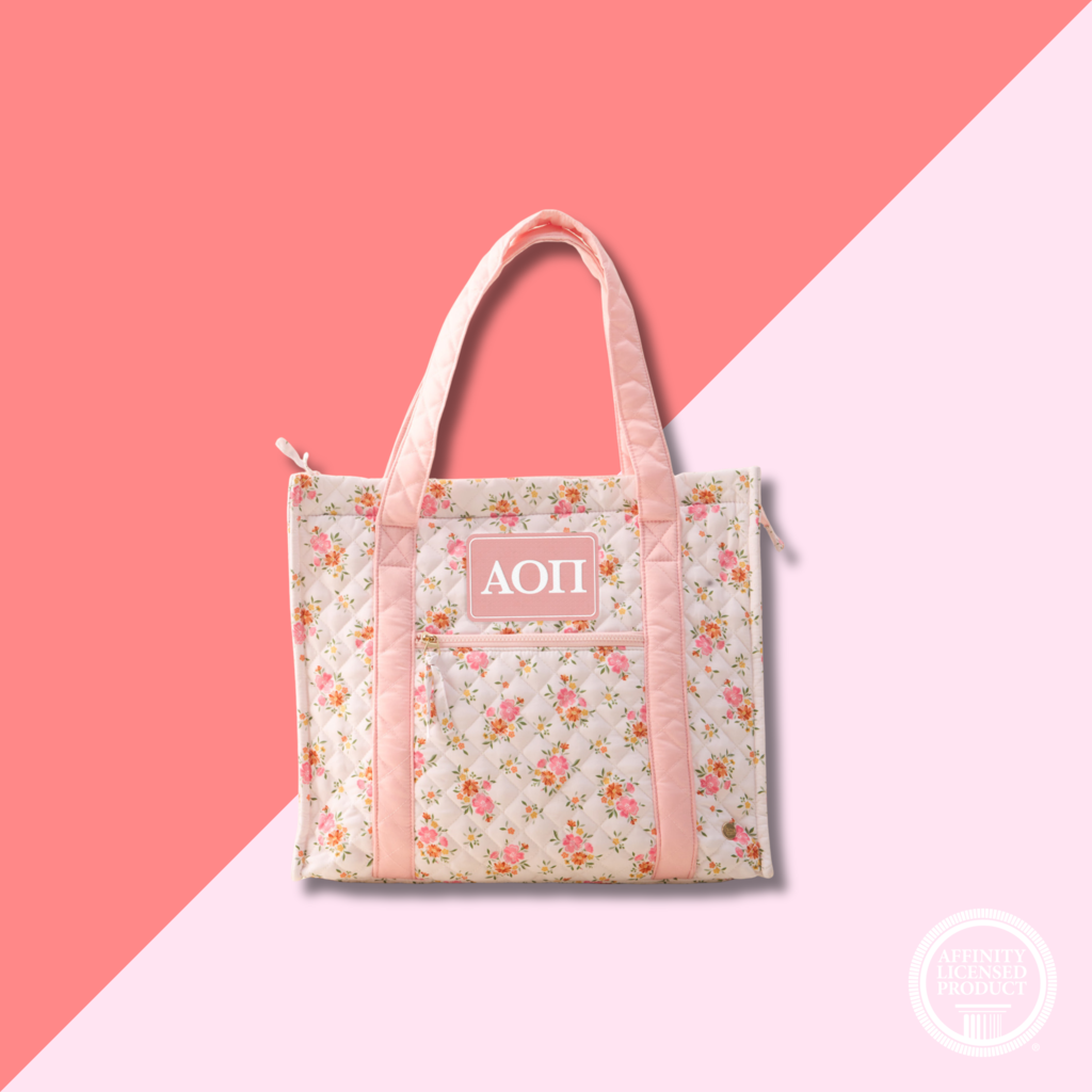The Darling Effect AOPI Quilted Tote Bag