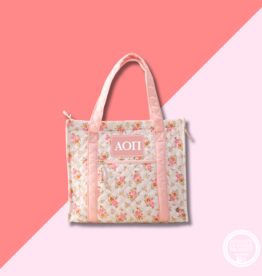 The Darling Effect AOPI Quilted Tote Bag