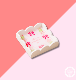 The Darling Effect AOPI Scallop Trinket Tray