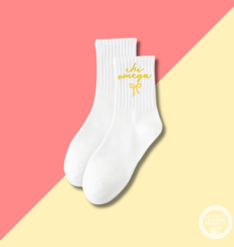 The Darling Effect CHIO Embroidered Crew Socks