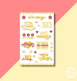 The Darling Effect CHIO Sorority Sticker Sheet