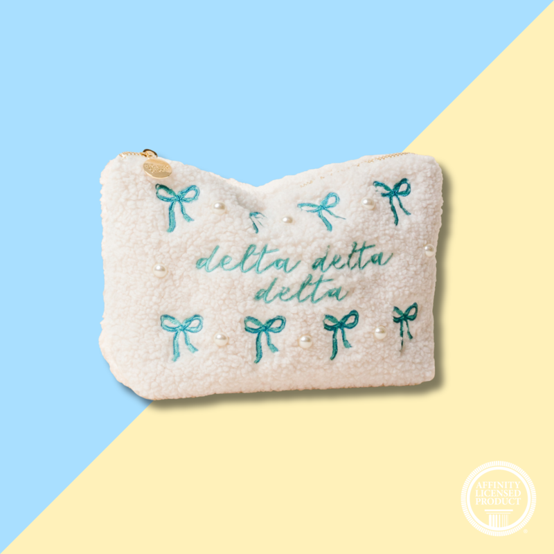 The Darling Effect DDD Bows & Pearls Teddy Pouch