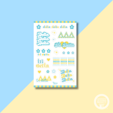 The Darling Effect DDD Sorority Sticker Sheet