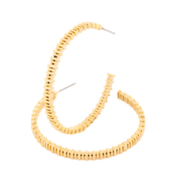 Aubrey Earrings - Large Gold