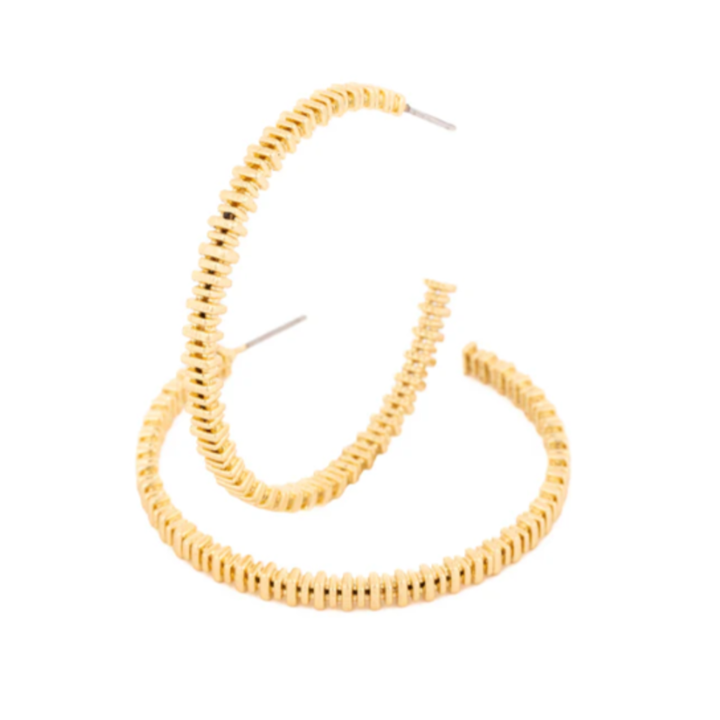 Aubrey Earrings - Large Gold