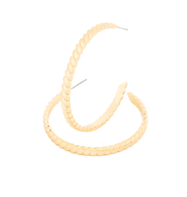 Addison Earrings - Large Gold