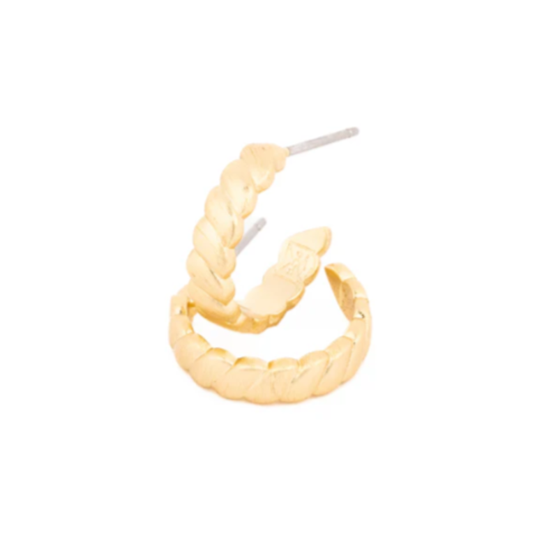 Addison Earring - Small Gold