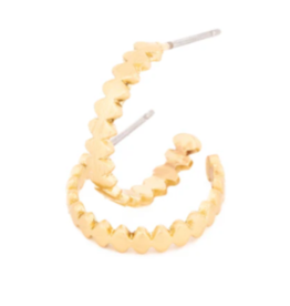 Isabella Earrings - Small Gold