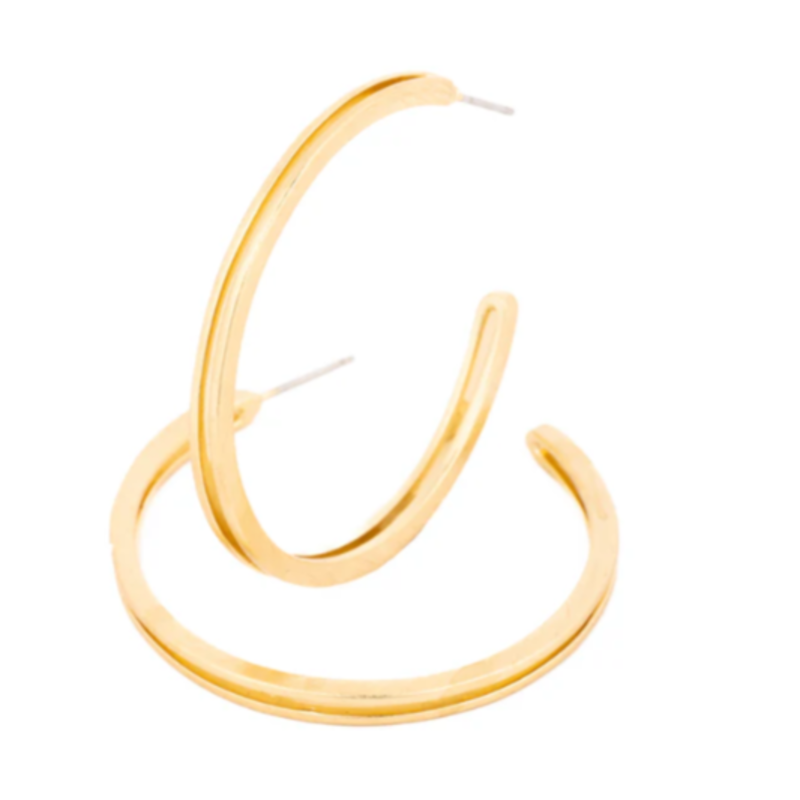 Raelynn Earrings - Large Gold