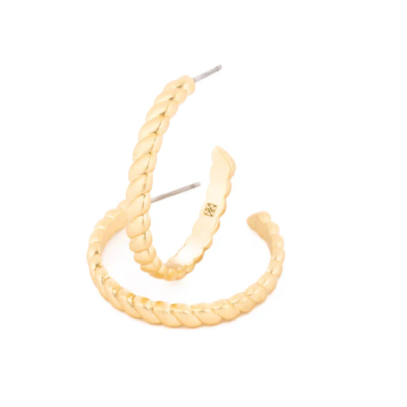 Addison Earrings - Medium Gold
