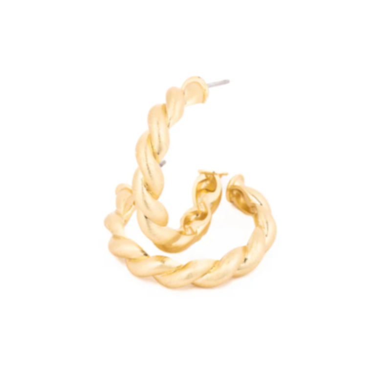 Everly Earrings - Medium Gold