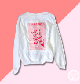 AOPI Check Sweatshirt