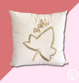 Over The Moon APHI Velvet Square Pillow