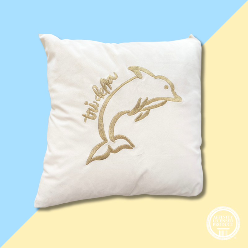 Over The Moon DDD Velvet Square Pillow