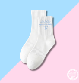 The Darling Effect DG Embroidered Crew Socks