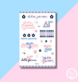 The Darling Effect DG Sorority Sticker Sheet
