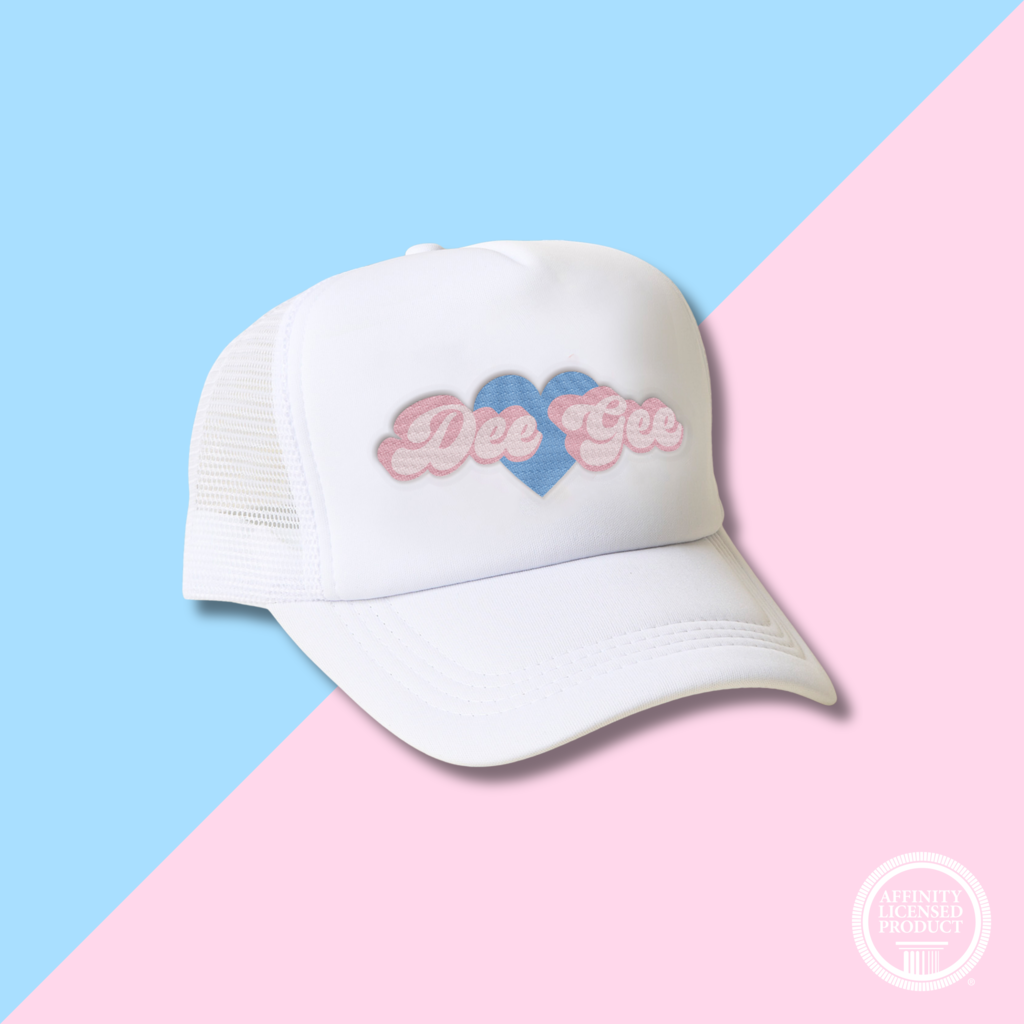 The Darling Effect DG White Trucker Hat