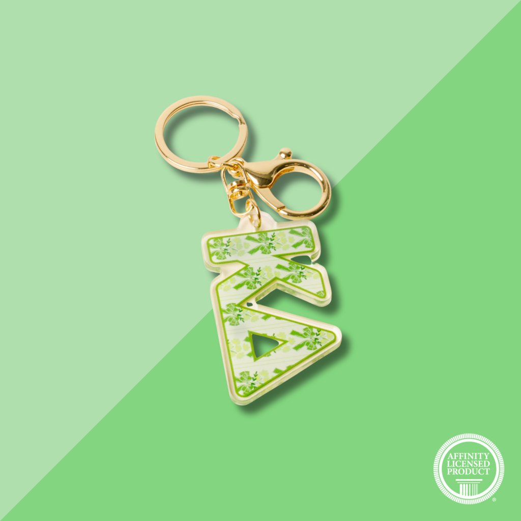 The Darling Effect KD Letter Acrylic Keychain