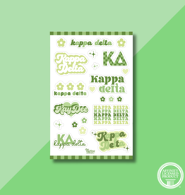 The Darling Effect KD Sorority Sticker Sheet