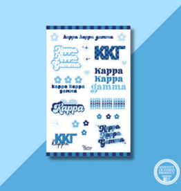 The Darling Effect KKG Sorority Sticker Sheet