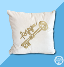 Over The Moon KKG Velvet Square Pillow