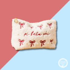 The Darling Effect PBP Bows & Pearls Teddy Pouch