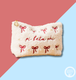 The Darling Effect PBP Bows & Pearls Teddy Pouch