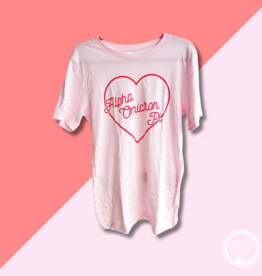 AOPI Retro Heart T-Shirt