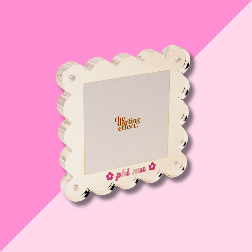 The Darling Effect Phi Mu Acrylic Picture Frame