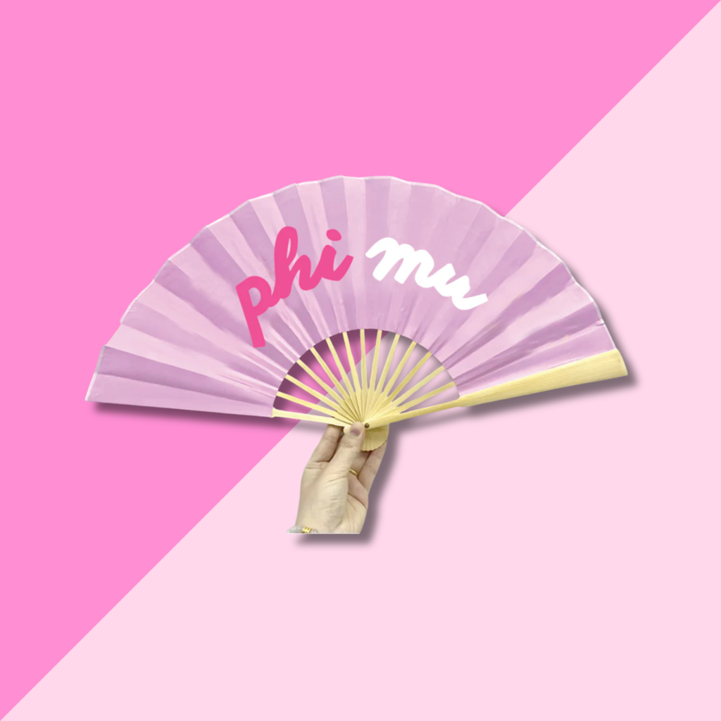 Over The Moon PHI MU Party Fan
