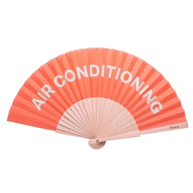 Air Conditioning Hand Fan - Orange