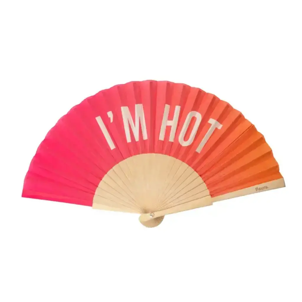 Im Hot Hand Fan - Pink and Orange