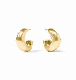 Julie Vos Wave Hoop - Gold - S