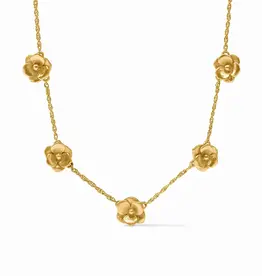 Bloom Delicate Station Necklace - Gold
