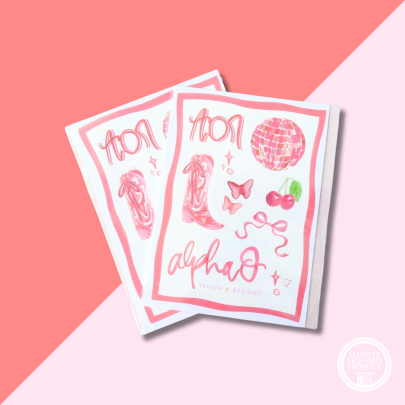 AOPi Sticker Sheet
