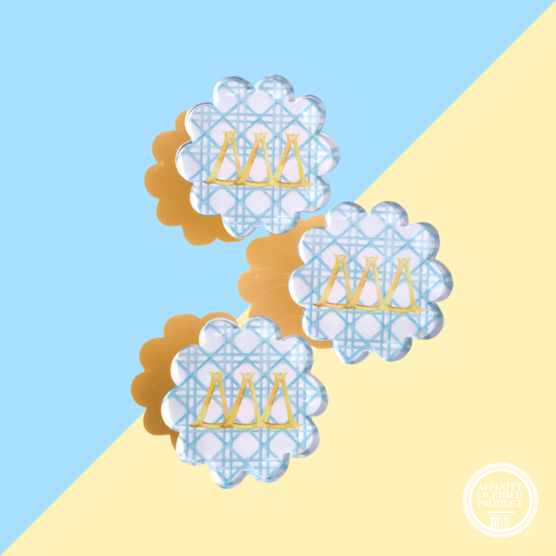 DDD Scallop Acrylic Coaster