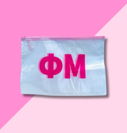 PHI MU Zip Bag